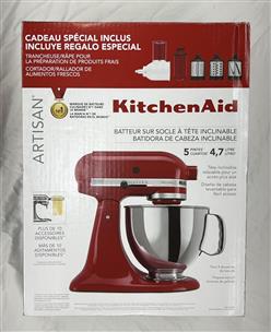 KitchenAid KV25G0XER Professional 5 Plus Series Stand Mixers - Empire Red